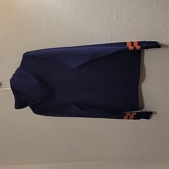 NCAA University of Illinois Full-zip Hooded Sweatshirt - Navy - Large (12-14) - Picture 10 of 13